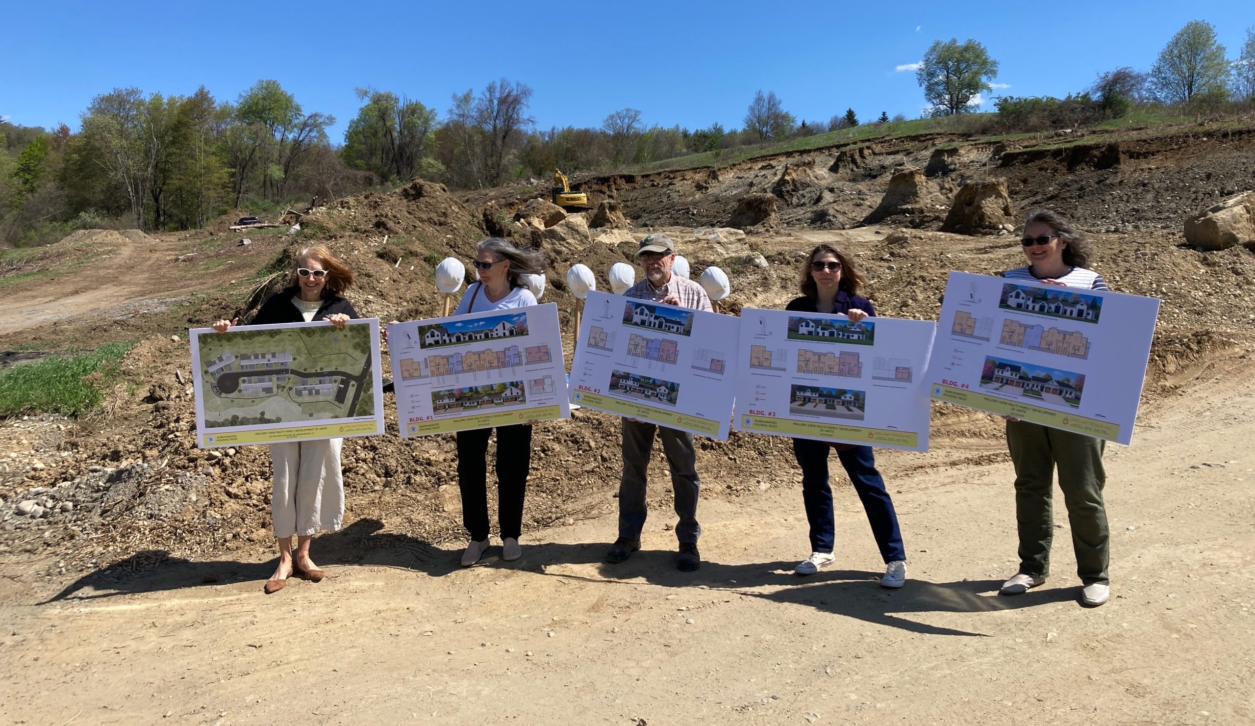 people holding signs